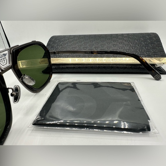 Phillip Plein SPP010 COL.584Y‼️Size 55-23-145 Plein Signature ‼️ - Picture 14 of 16